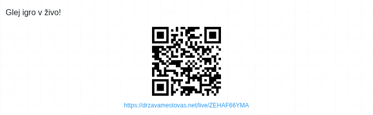Koda QR za občinstvo